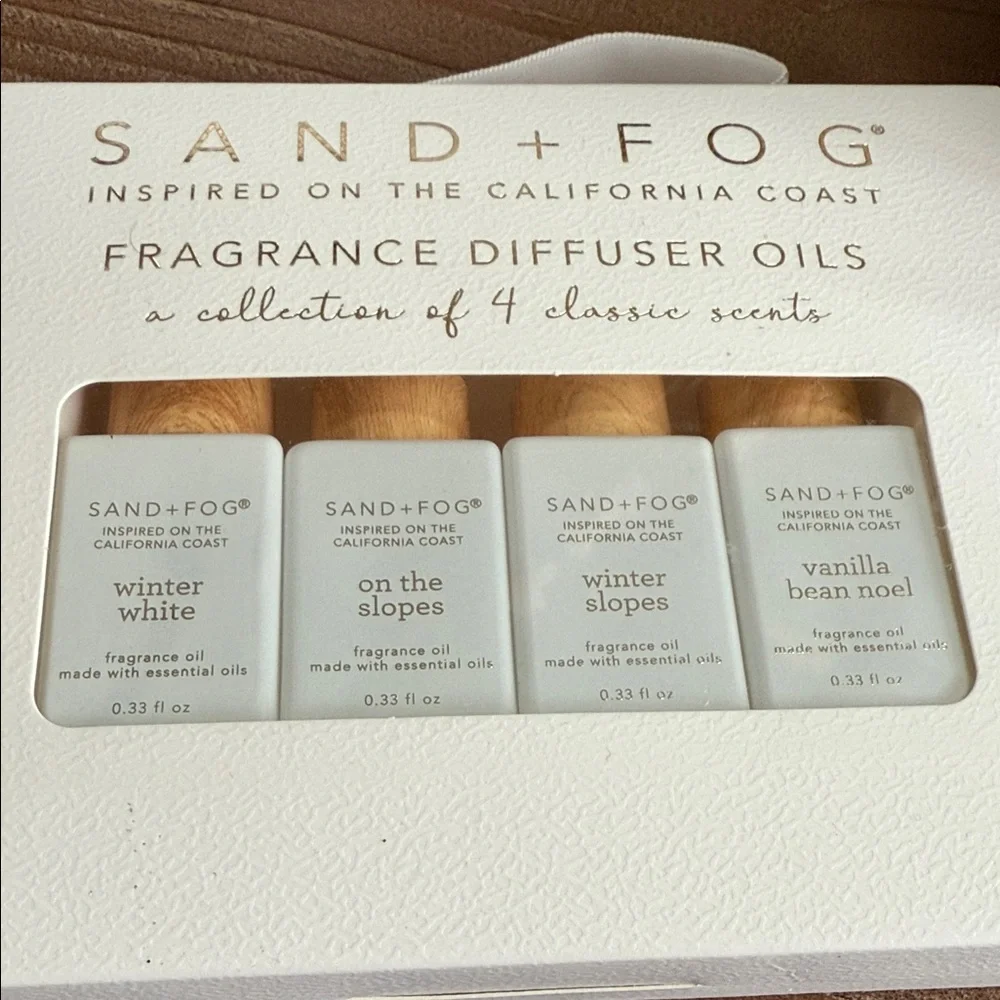 Airome Porcelain Essential Oil Diffuser - With 4 Pack of Sand and Fog Oils NWOT - Picture 8 of 8